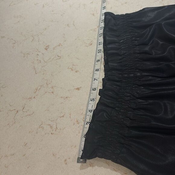 Gianni Bini Annabeth luxe coated paper bag waist joggers SZ Medium - Picture 13 of 14